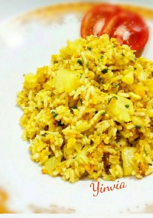 Foto resep Nasi goreng nenas / pineapple fried rice