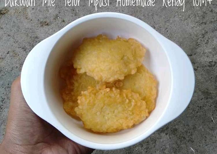 Resep Bakwan Mie Telur Mpasi Homemade Rendy 10M+, Enak Banget