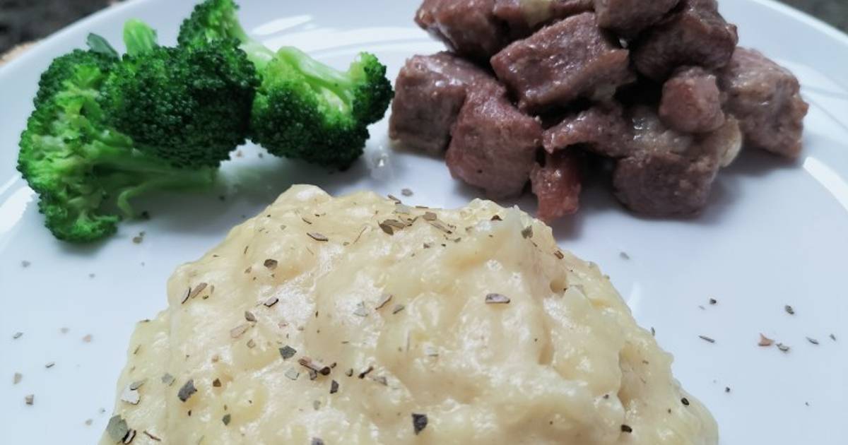 Resep Isi Piringku - Mashed Potato Cheese, Saikaro dan Brokoli Rebus ...