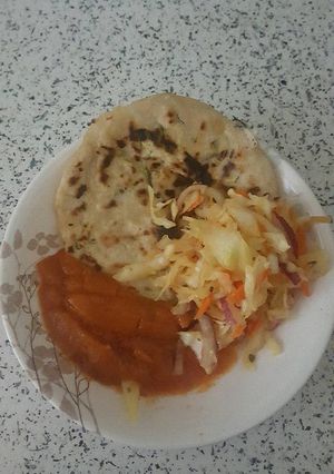 Una foto de Pupusas de queso y de queso con ayote