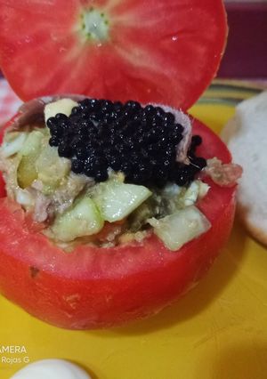 Una foto de Tomates rellenos