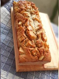 Una foto de Budín de Manzana