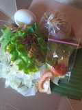 Mixed vegetables with the peanut sauce (gado-gado versi Surabaya)