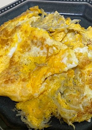 吻仔魚煎蛋 的食譜成品照片