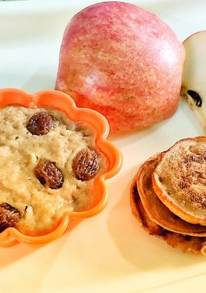 Hình của món Cake Táo (Muffin Táo + Pancake Táo).
