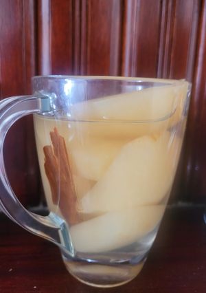 Una foto de Manzanas cocidas con canela fácil