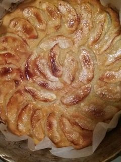 Una foto de Tarta fácil de manzana