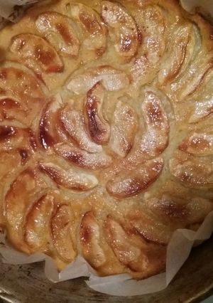 Una foto de Tarta fácil de manzana