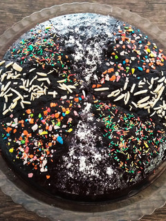 عکسی از دستور کیک خیس شکلاتی 🍩