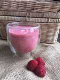 Raspberry yogurt smoothie