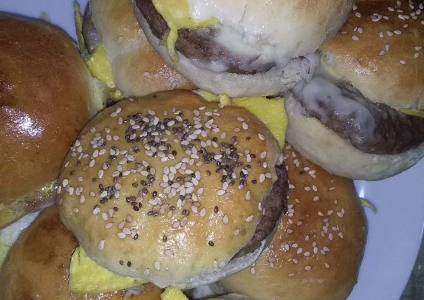 Sándwiches de hamburguesa 🍔🍔