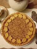 Crostata crema di ricotta e nocciolata