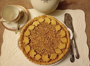 Foto di Crostata crema di ricotta e nocciolata