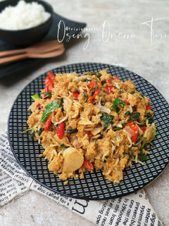 Foto resep Oseng Oncom Teri