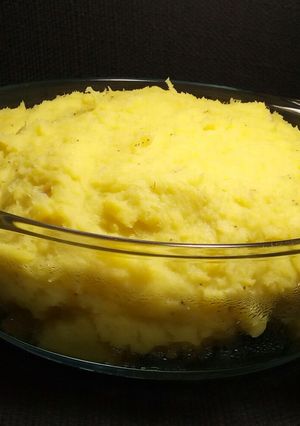A picture of Mashed bananas.