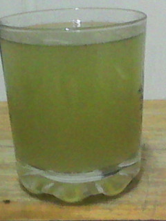 A picture of Pineapple Mint juice.