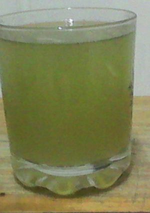 A picture of Pineapple Mint juice.