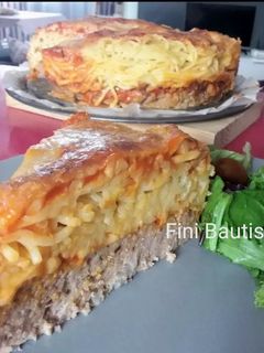 Una foto de Tarta de espaguetis