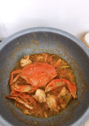 Hình của món Cua Sốt Bơ Tỏi.
