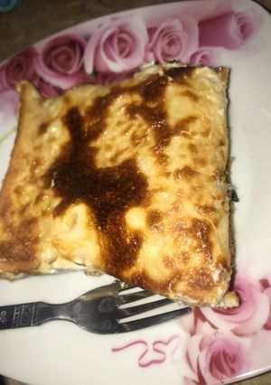 صورة لوصفة صينيه توست بالفرن. 😋