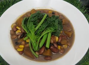 Foto resep Batar Da'an (Rebusan Kacang-kacangan, Jagung Manis, dan Labu Kuning)