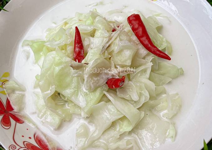 Resipi Masak Lemak Putih Kobis Oleh Theduch Ess Cookpad