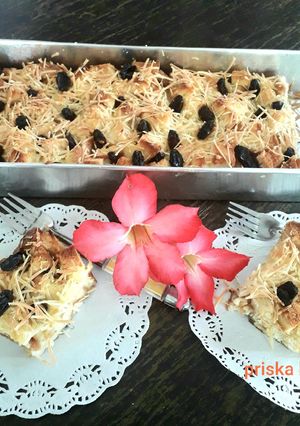 Foto resep Puding Roti Tawar Panggang