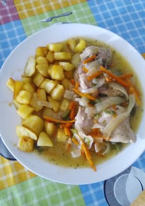 Foto principal de Pollo a la cerveza con verduras