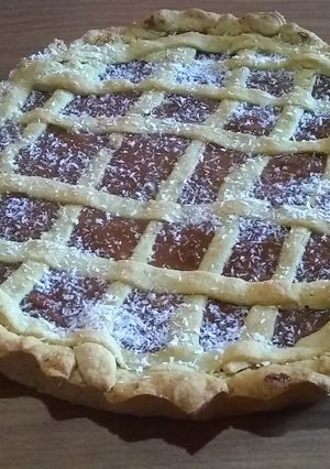 Una foto de Pasta frola de dulce de leche