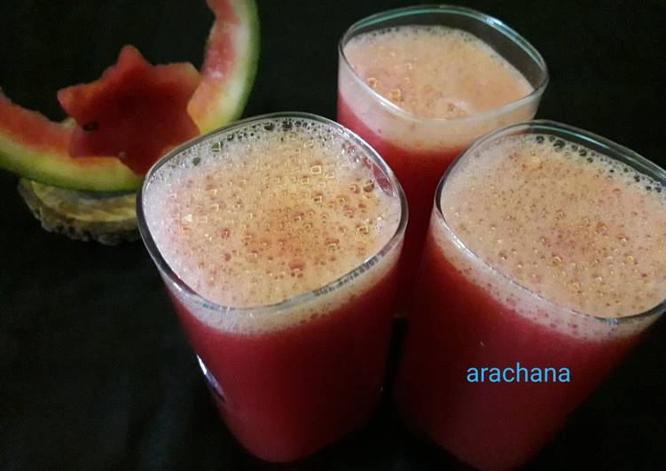 Steps to Prepare Perfect Water melon juice without sugar healthy and summer special