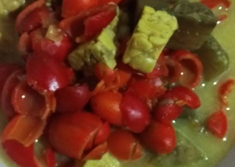 Cara Gampang Menyiapkan 4.Sayur lodeh kulit melinjo tempe Anti Gagal