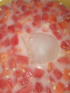 Foto resep Es buah segar seadanya