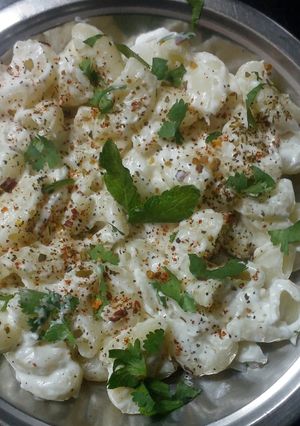 A picture of Pasta macaroni with malai.