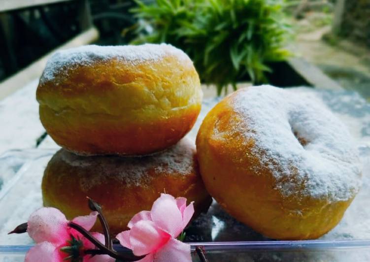 Anti Ribet, Membuat Donat empuk banget 👌,tanpa kentang Praktis