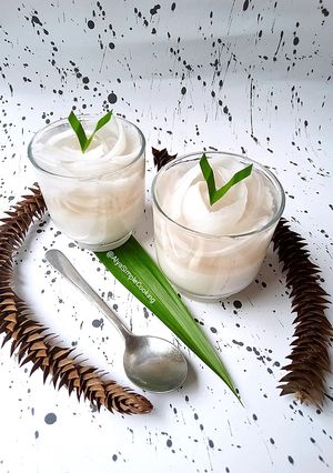 Foto resep Puding Kelapa Muda Susu Santan