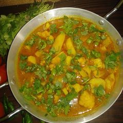 Aloo gobgi salan A picture of Aloo gobgi salan.