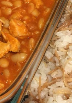 صورة لوصفة فاصولياء بيضاء 😋😋