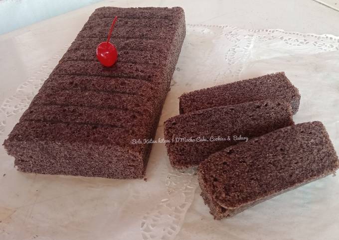 Bolu ketan hitam moist kukus