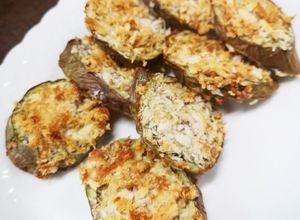รูปของ มะเขือยาวชุบเกล็ด​ขนมปัง​ทอดไร้น้ำมัน airfryer ⭐