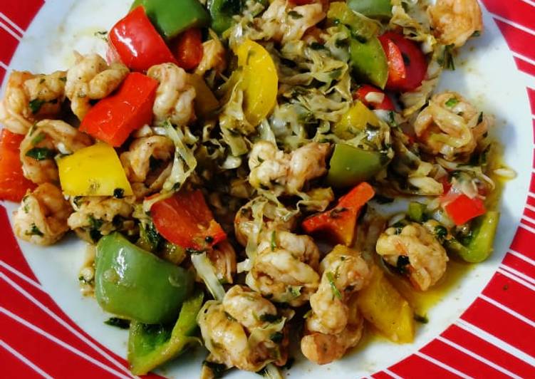 Keto chinese shrimp