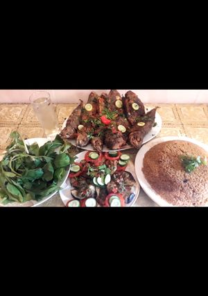 صورة لوصفة السمك المقلى المقرمش مع رز الصياديه خطييير