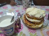 Mini torta de hotcakes MUY fácil!