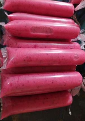 Foto resep Es lilin buah naga