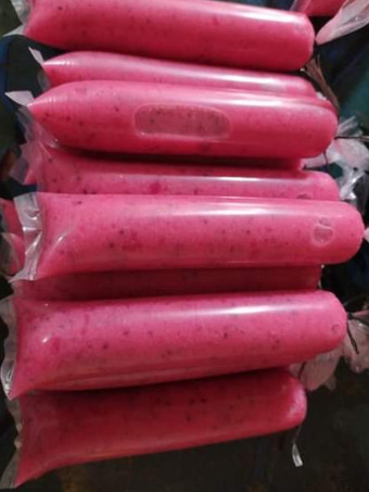 Cara Gampang Menyiapkan Es lilin buah naga Anti Gagal