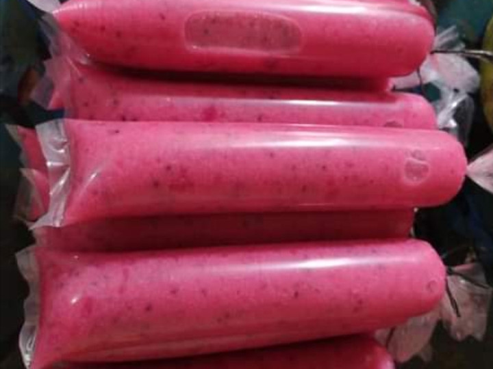 Cara Gampang Menyiapkan Es lilin buah naga Anti Gagal