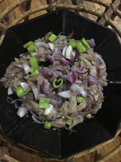 صورة لوصفة رنجة بالبصل والفلفل😋