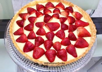 Ultimate Cooking Recipe Strawberry Tart With Pastry Cream Delicious Nutritious