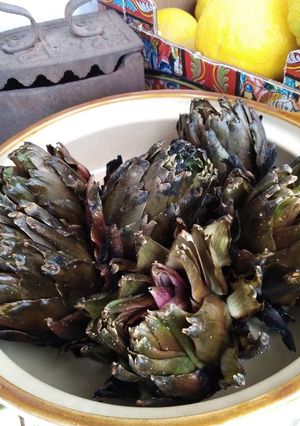 Foto di Carciofi alla brace
