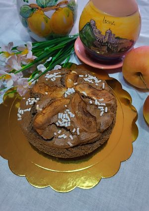 Foto di Torta di Mele con Fondi di Caffè e Cannella