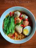 Ponyo's Ramen/Ham Ramen (My Version)